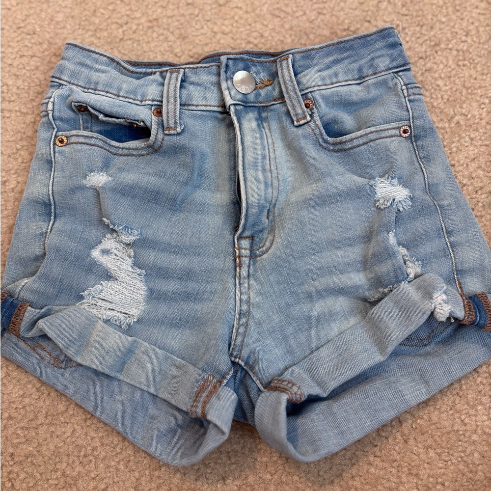 Aeropostale Light Blue Jean Shorts